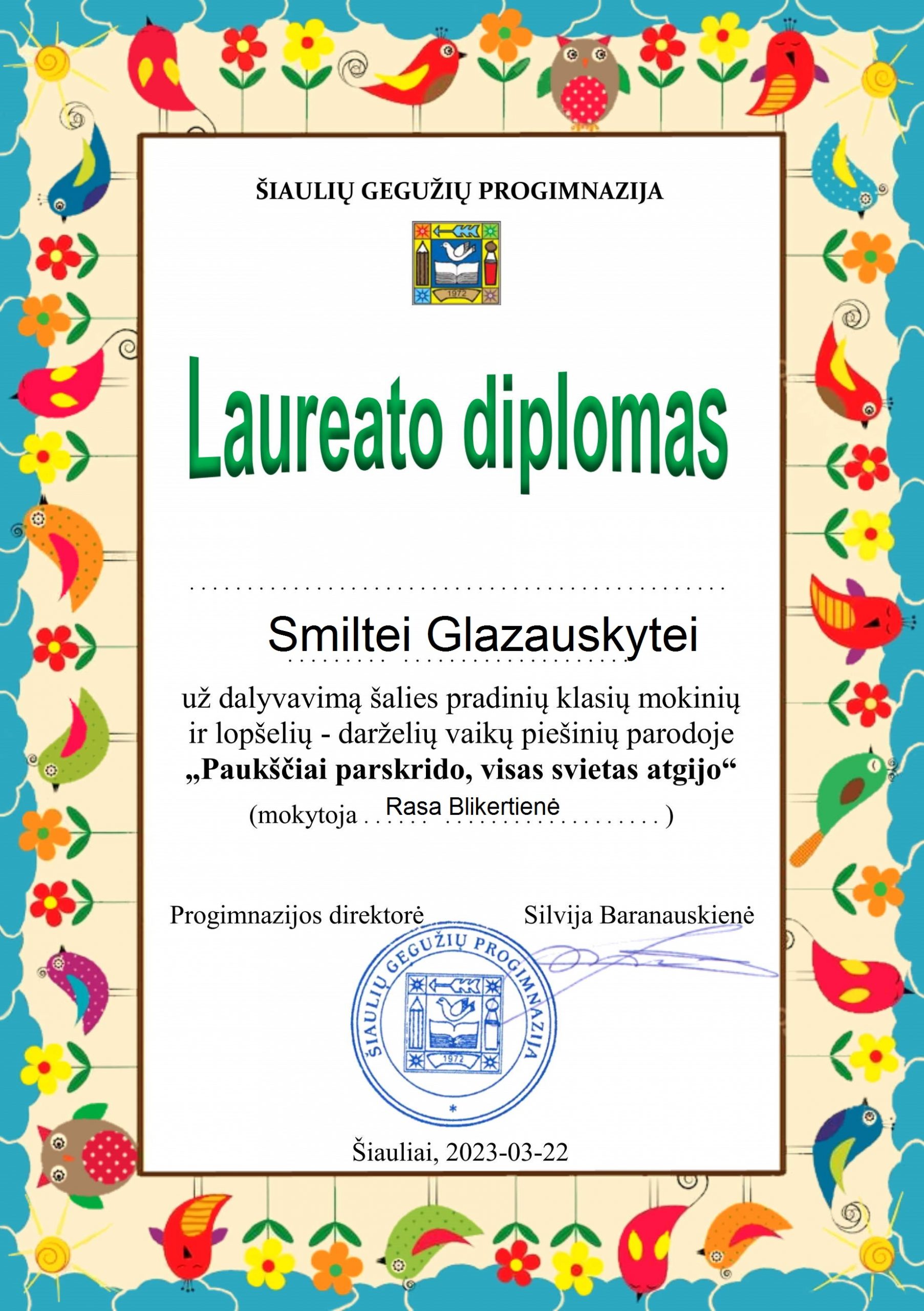 laureatas-pauksciai-parskrido_Smilte