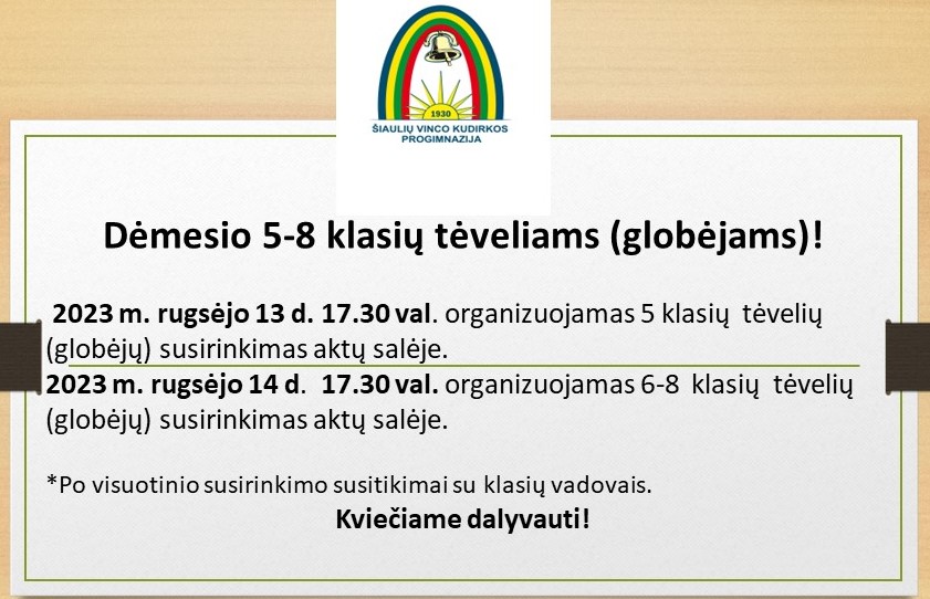 info del susirinkimo 1